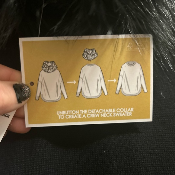 Michael Kors size small black sweater - Picture 2 of 5